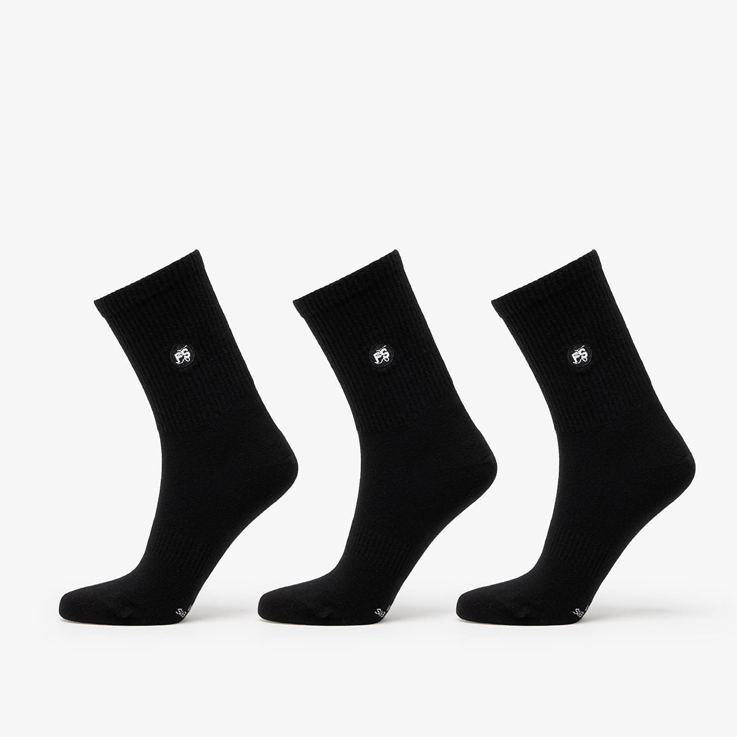 Ponožky Footshop Short Socks 3-Pack Black Čierna | FTSHP_371, 0