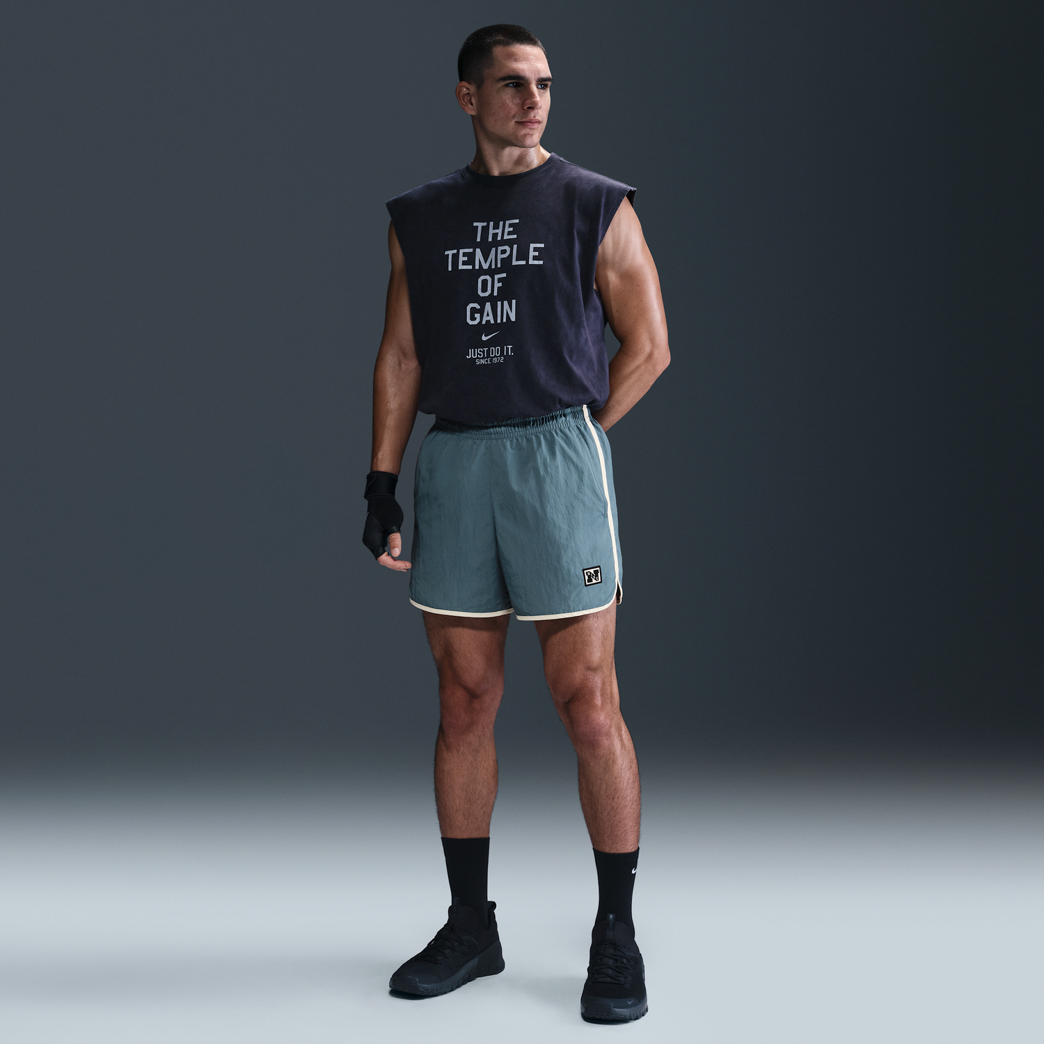 Šortky Nike Nike Gym Heritage Dri-FIT 5" Training Shorts Čierna | HJ4087-006, 0
