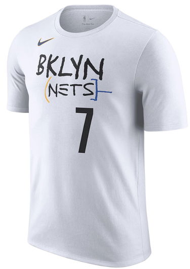 Tričko Nike Tee Kevin Durant Brooklyn Nets City Edition Biela | dv5975-101, 0