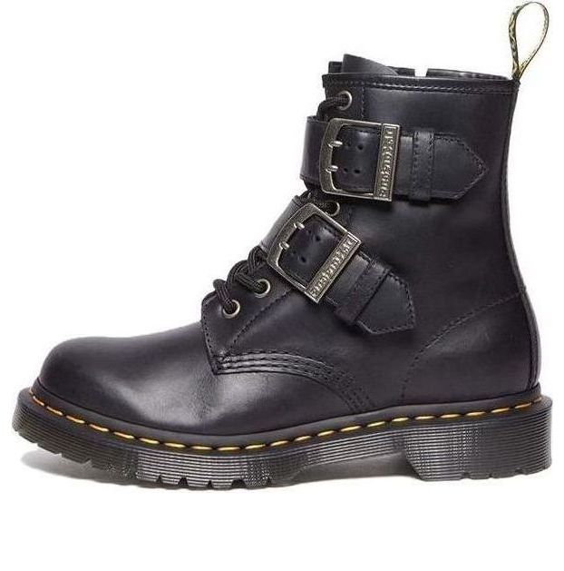 Tenisky a topánky Dr. Martens 1460 Buckle Leather Boots Čierna | 31033001