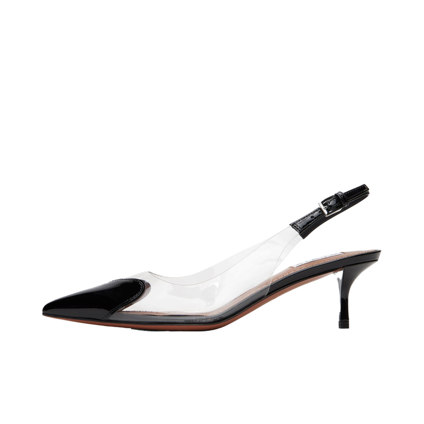 Tenisky a topánky Alaïa Heart Slingback Pumps Čierna | AA3E057CK150