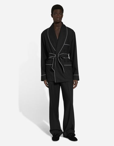 Nohavice Dolce & Gabbana Wool Pants Čierna | GP073TFU2SBN0000, 2