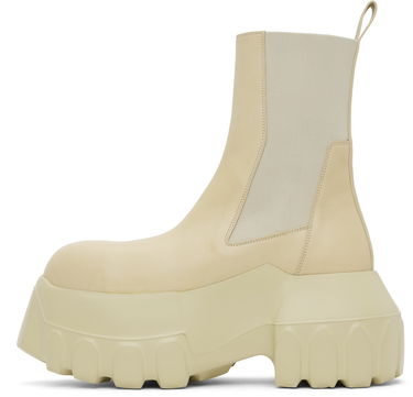 Tenisky a topánky Rick Owens Rick Owens Hollywood Beatle Mega Tractor Chelsea Boots Béžová | RR01E5860 LCH, 2