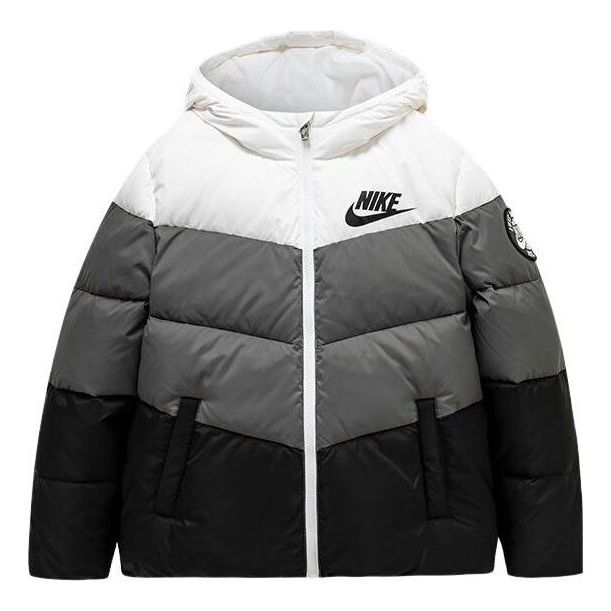 Prešívaná bunda Nike Colorblock Chevron Puffer Jacket Rôznofarebný | NY2032191GS-006, 0