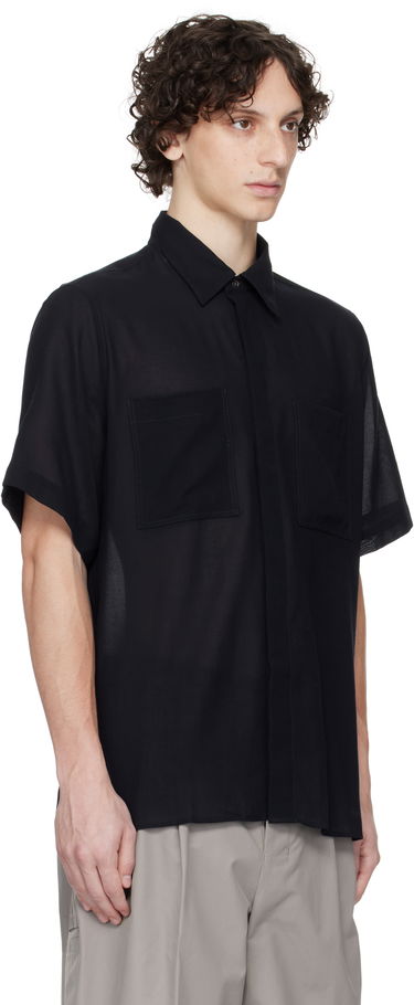 Košeľa AMI AMI Paris Short Sleeve Shirt Čierna | HSH252.CO0098, 1