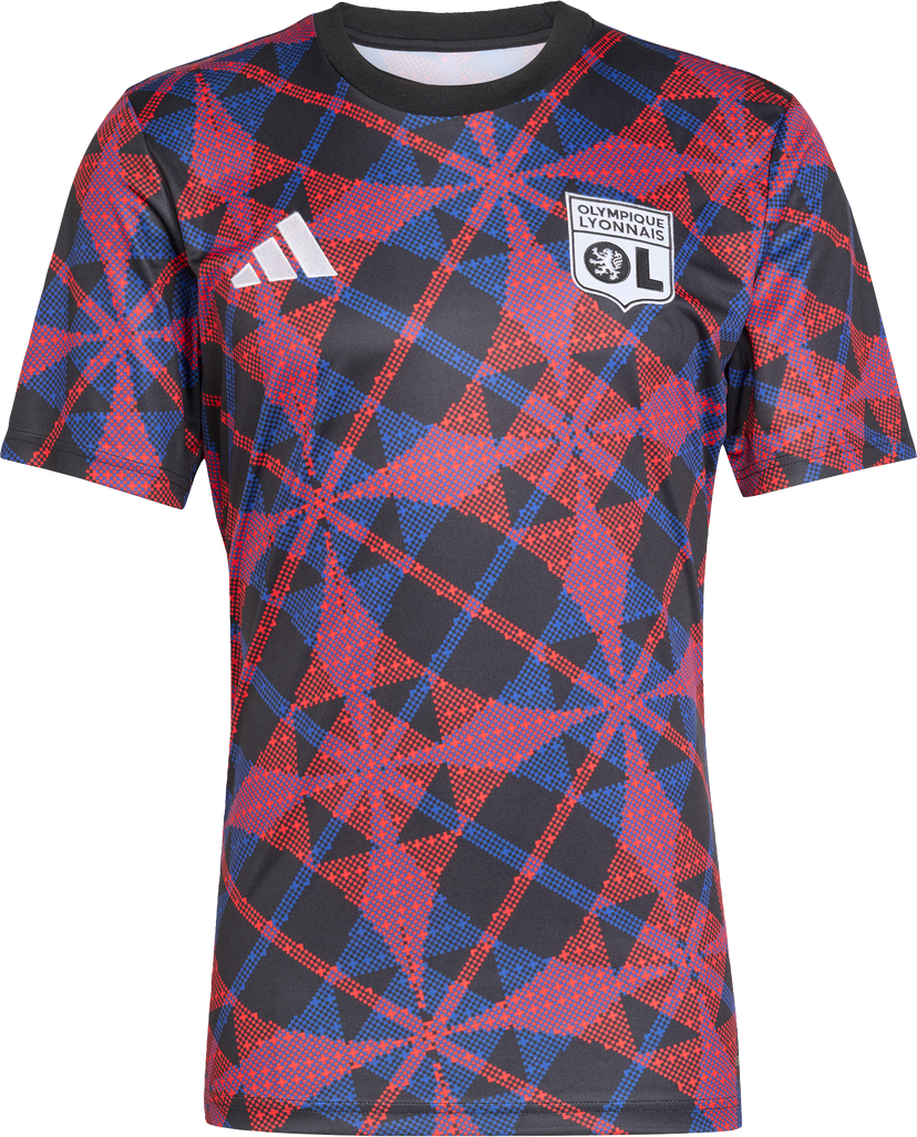 Dres adidas Originals Olympique Lyonnais Pre-Match Jersey Čierna | jl7936