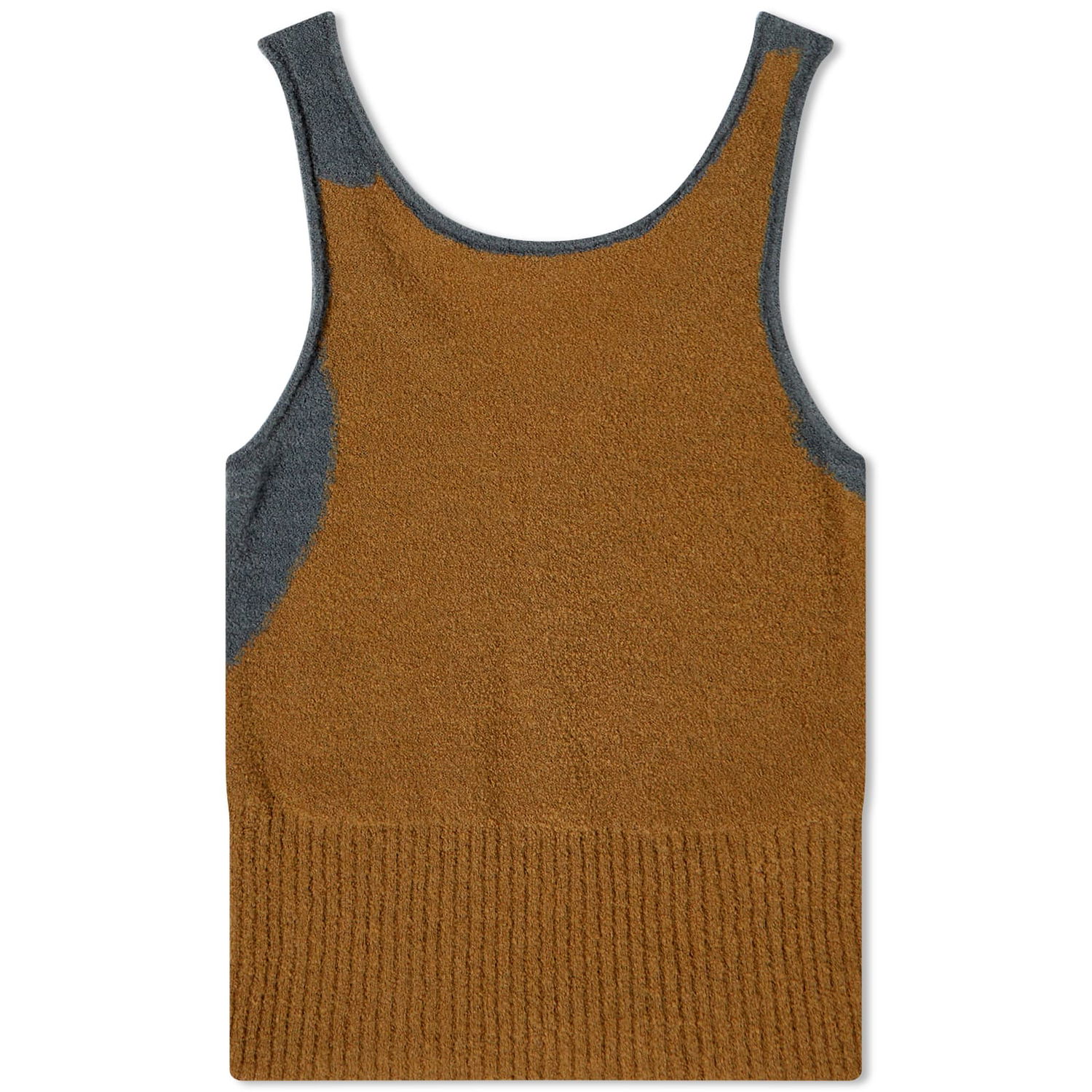 Tielko Eckhaus Latta Coastal Cropped Knitted Tank Top Hnedá | 6012-EL-SS23-A, 0