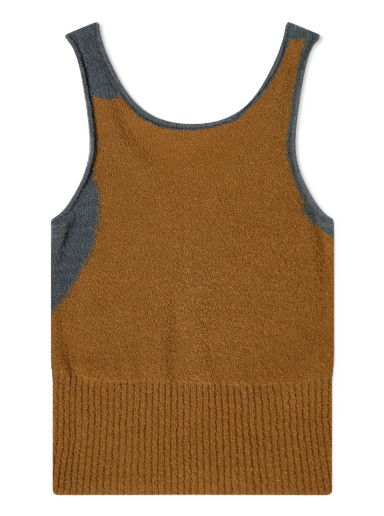 Tielko Eckhaus Latta Coastal Cropped Knitted Tank Top Hnedá | 6012-EL-SS23-A