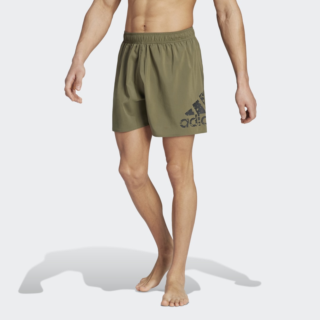 Plavky adidas Originals Big Logo CLX Swimshorts Zelené | IA5389, 0