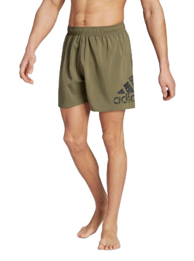 Plavky adidas Originals Big Logo CLX Swimshorts Zelené | IA5389