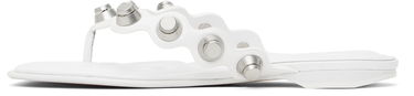Tenisky a topánky Alexander Wang Alexander Wang Rexa Thong Flat Sandals Biela | 30225S008, 2