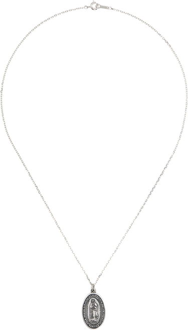 Náhrdelník WACKO MARIA WACKO MARIA Maria Medal Necklace Metalická | WMGP-NL01, 0