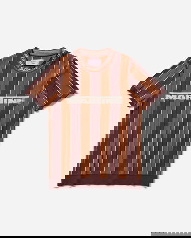 Sveter Martine Rose Striped Knitted T-Shirt Hnedá | 959YA12700, 0