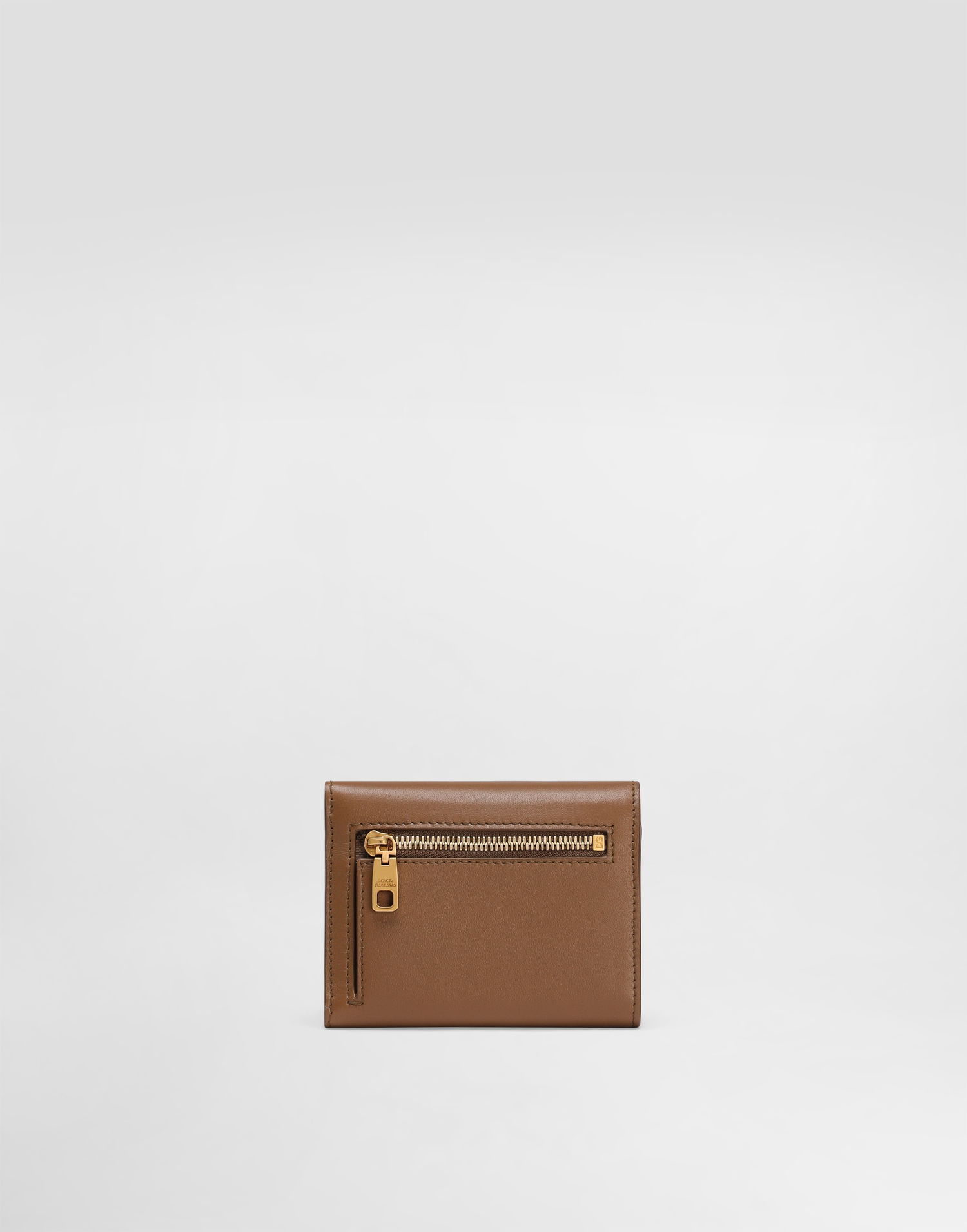 Peňaženka Dolce & Gabbana Dolce & Gabbana Plongé Calfskin Small Wallet Hnedá | BI0770A9S258Z093, 1