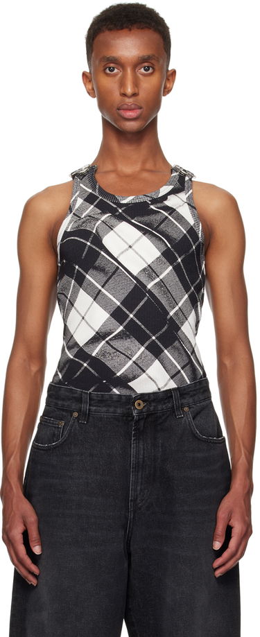 Tielko Jean Paul Gaultier Jean Paul Gaultier Salopette Detail Tank Top Čierna | 24/31-F-DB042-J565-000201, 0