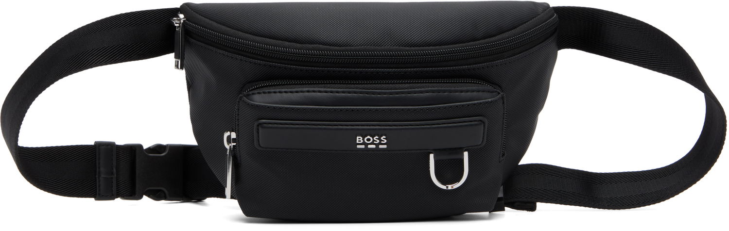 Ľadvinka BOSS BOSS Logo Trim Belt Bag Čierna | 50548787, 0