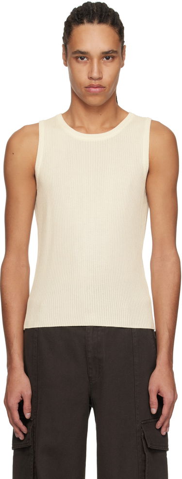 Tielko Soulland Soulland Eleen Rib Knit Tank Top Béžová | 42057-1306, 0