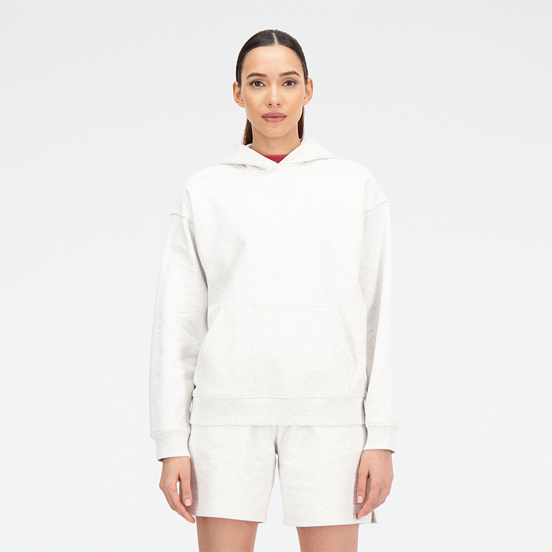 Mikina New Balance Hoodie Biela | WT33524SAH, 0