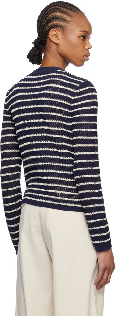 Sveter rag & bone rag & bone Viola Stripe Cardigan Navy | WAS24S042TG42, 2