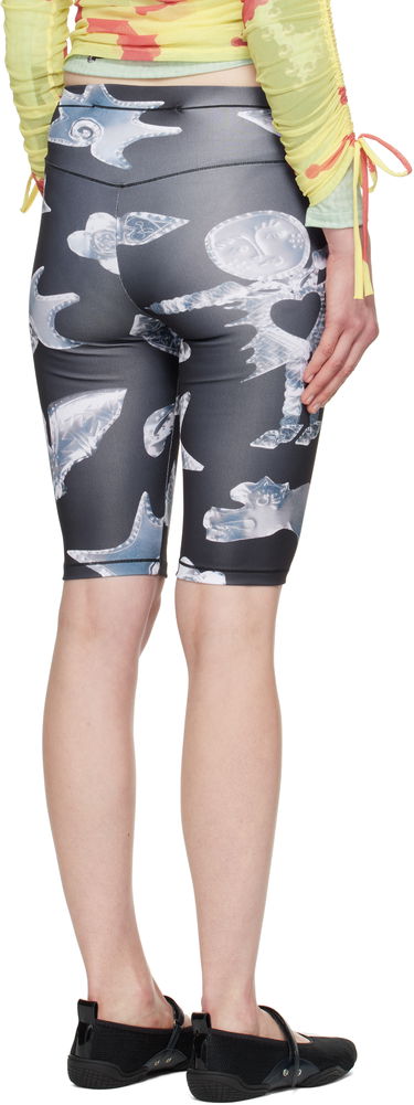 Šortky Chopova Lowena Chopova Lowena Workshop Print Bike Shorts Čierna | 4113, 2