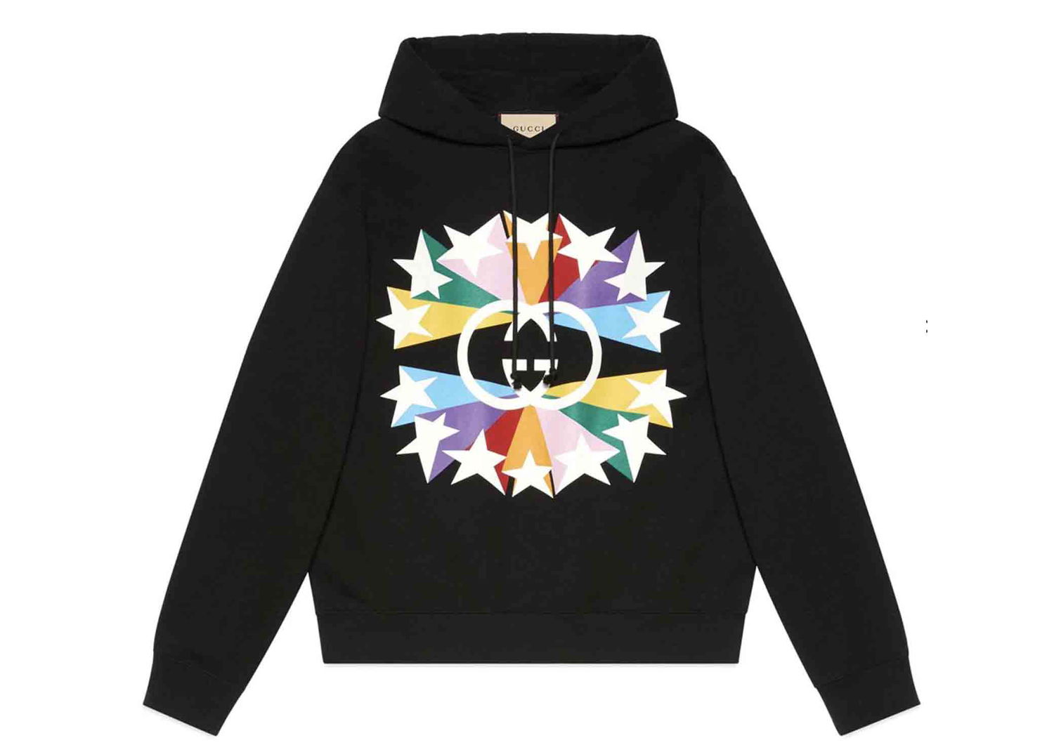 Mikina Gucci Interlocking G Graphic-Print Hoodie Čierna | 646953XJDNJ, 0