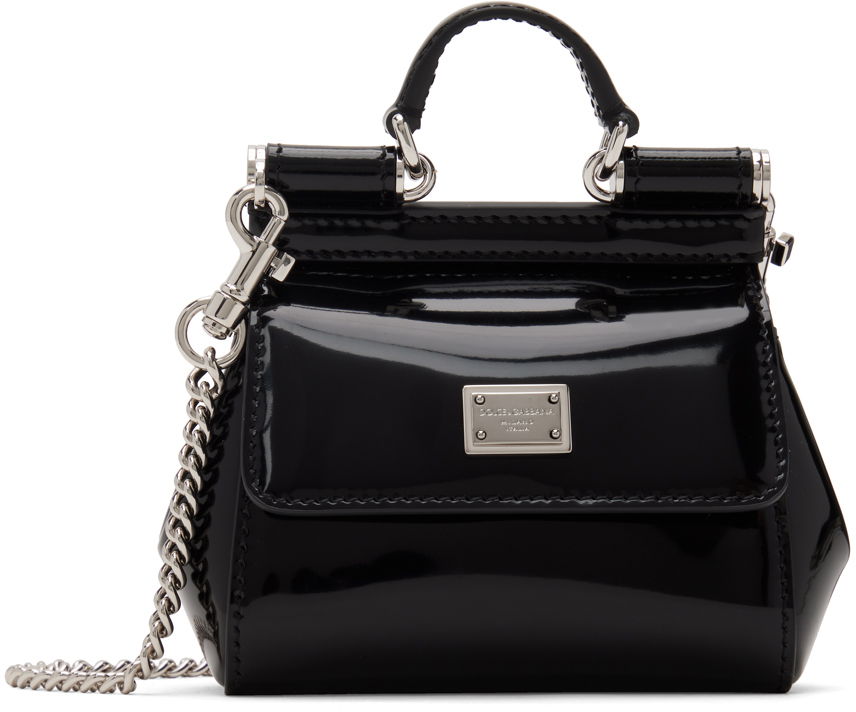 Kabelka Dolce & Gabbana Black Kim Kardashian Mini Sicily Bag Čierna | BB6494 AI413, 0