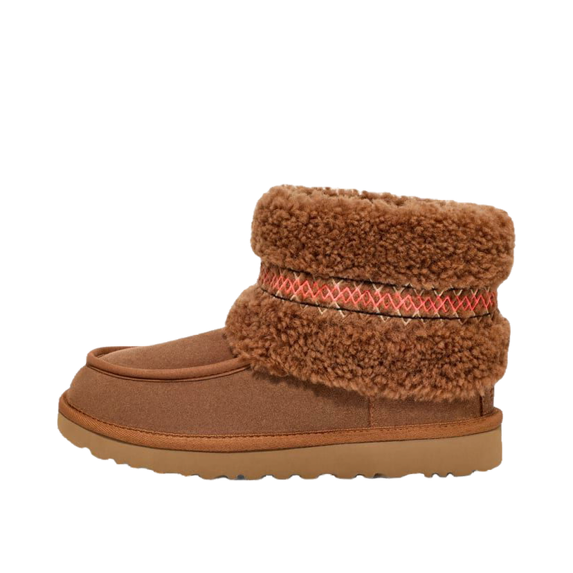 Tenisky a topánky UGG Mini Heritage Braid "Hardwood" W Hnedá | 1148930-HWD