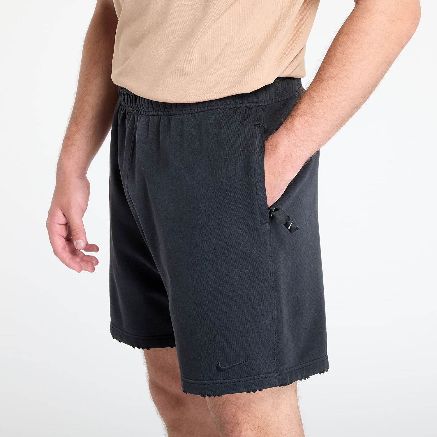 Šortky Nike Solo Swoosh French Terry Shorts Čierna | IB8955-010, 1