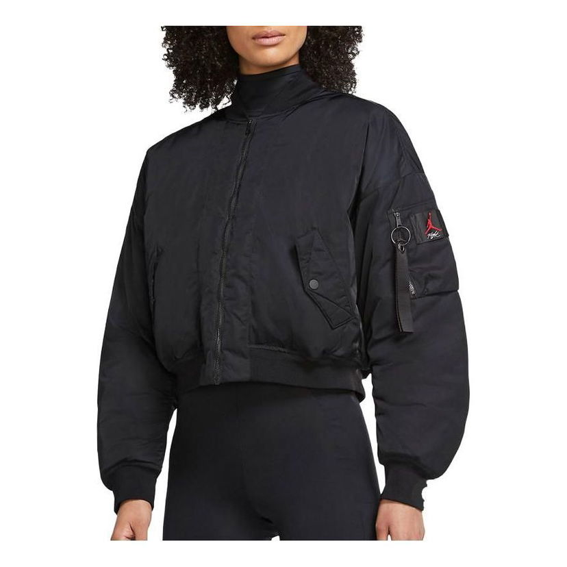 Bomber bunda Jordan Air Jordan Flight Bomber Jacket Čierna | CW6449-010