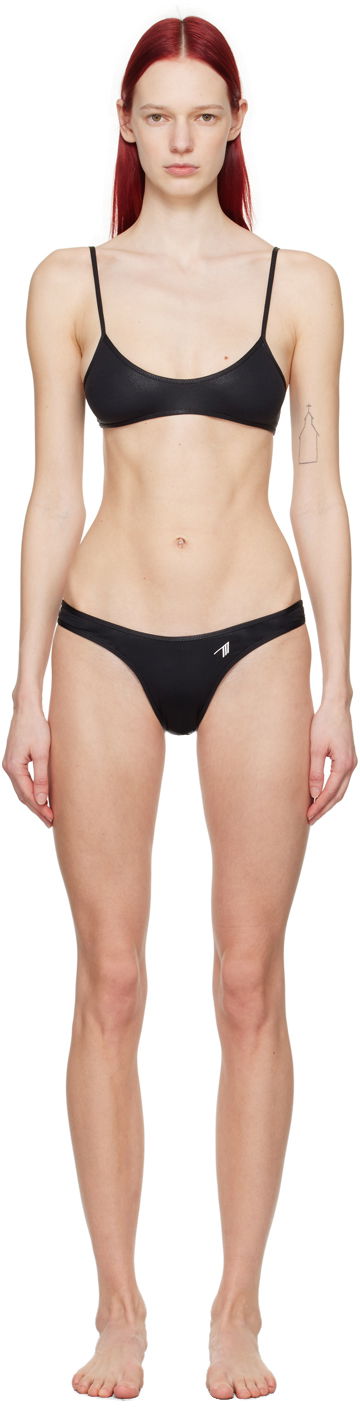 Plavky The Attico Attico Scoop Neck Bikini Čierna | 243WBB90 PA63, 0