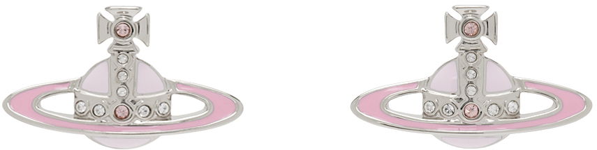 Náušnice Vivienne Westwood Vivienne Westwood Small Neo Bas Relief Earrings Ružová | 62010039-02P439-CN, 0