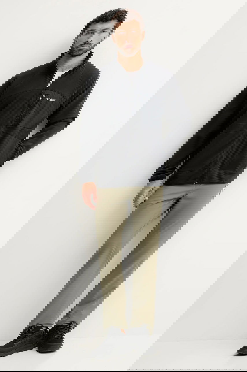 Bunda Columbia Fast Trek Full-Zip Fleece Jacket with Chest Pocket Čierna | 2135691, 1