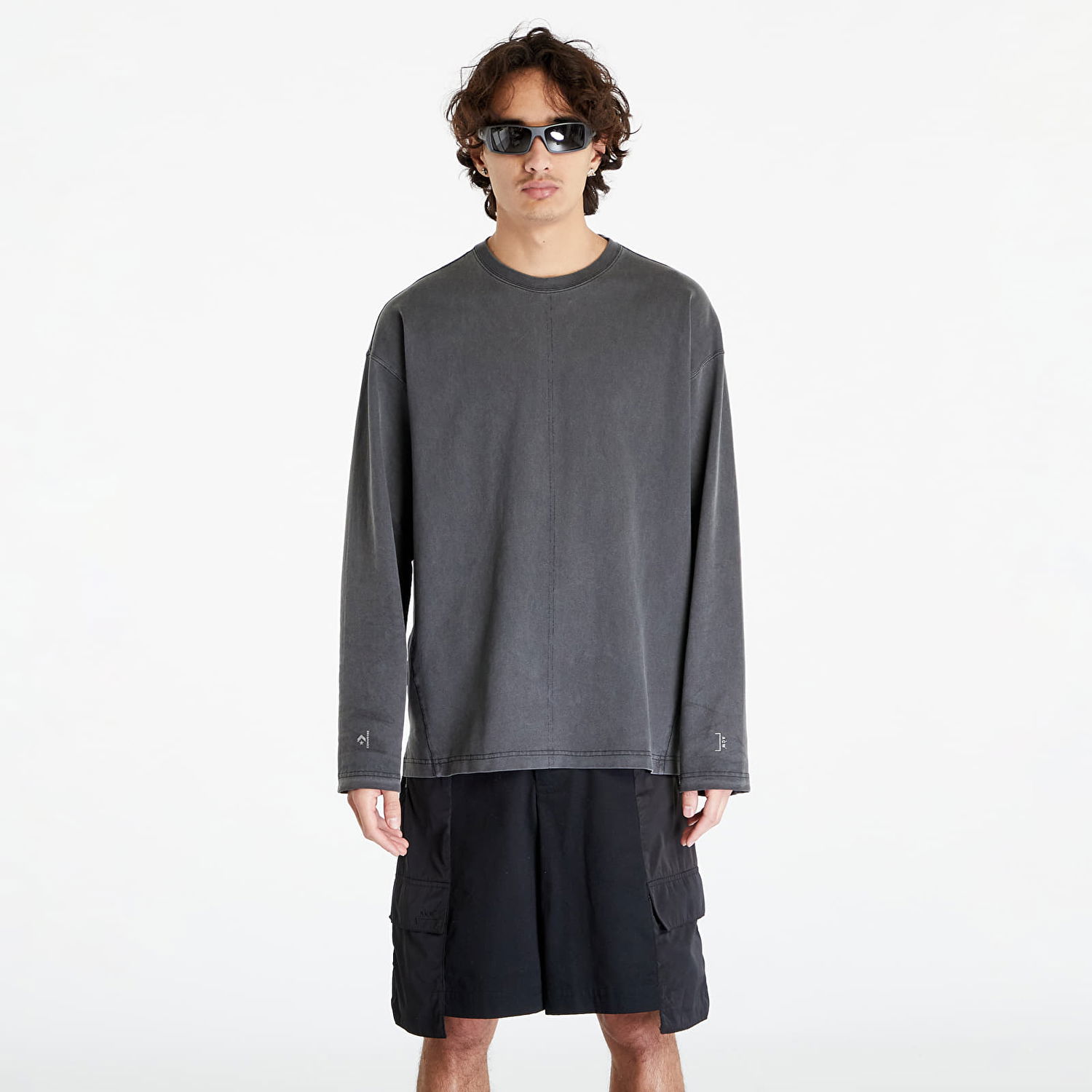 Tričko Converse A-COLD-WALL* x Long Sleeve T-Shirt Šedá | 10026350-A02, 0