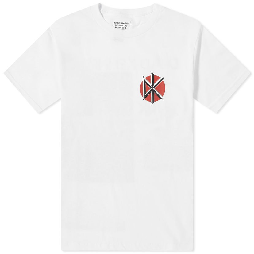 Tričko WACKO MARIA Dead Kennedys Crew Neck T-Shirt Biela | DEADKENNEDYS-WM-TEE01-WHT