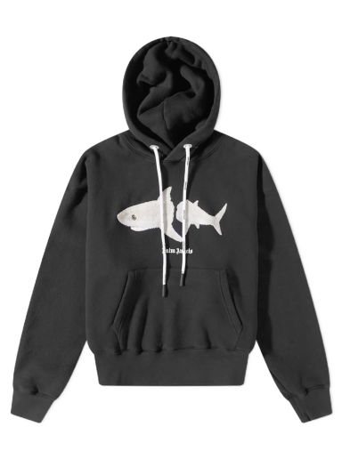 Mikina Palm Angels Shark Hoody Čierna | PMBB058S23FLE0051001