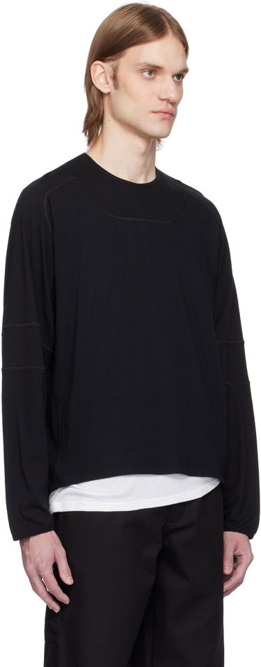 Sveter GR10K GR10K Light Interlock Long Sleeve T-Shirt Čierna | BG823124CO, 1