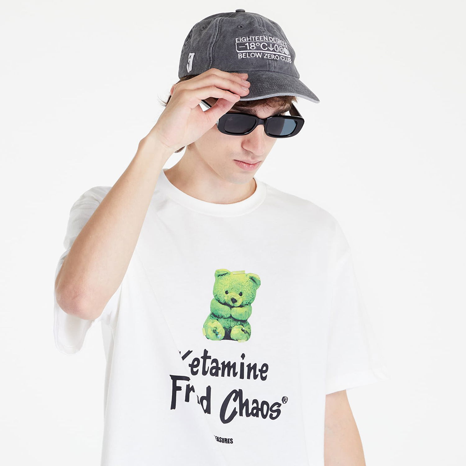 Tričko Pleasures Ketamine T-Shirt Biela | P22W002 NATURAL, 1