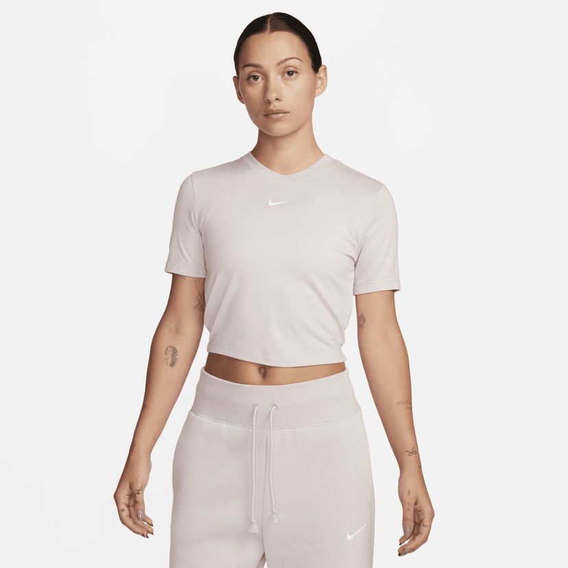 Crop Top Nike Sportswear Essential Béžová | FB2873-019