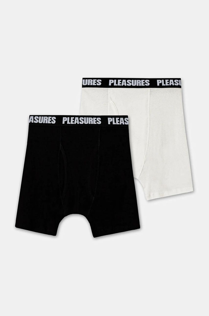 Boxerky Pleasures 2-Pack Boxer Briefs Rôznofarebný | P24SP073.BLACK, 0