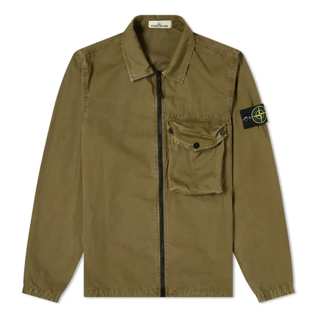 Košeľa Stone Island Zip Pocket Overshirt Zelené | 7415117WN-V0158, 0