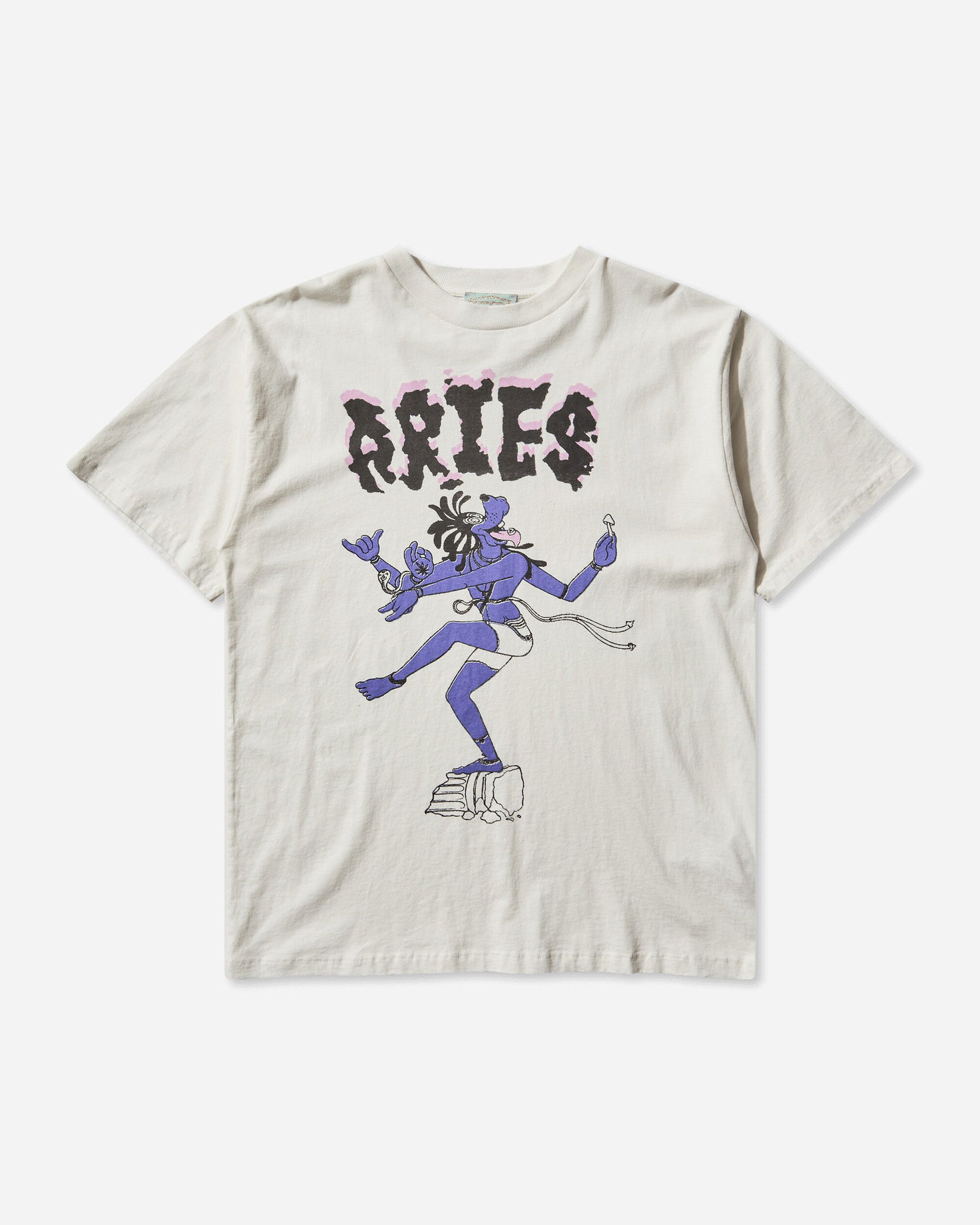 Tričko Aries The Destroyer Faded T-Shirt Béžová | AR6002004 Off White, 1
