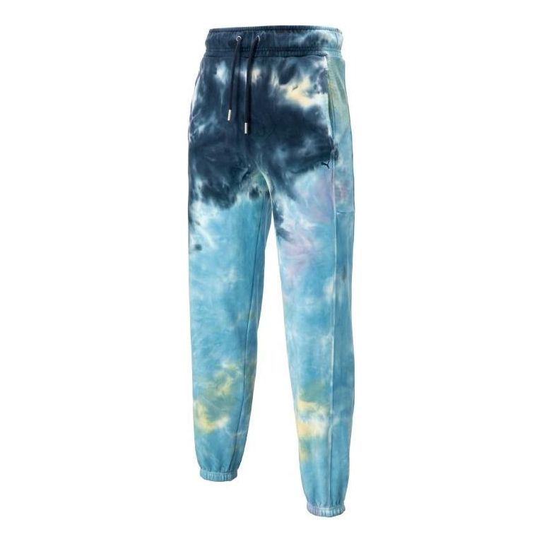 Tepláky Puma MMQ Tie Dye Sweatpants Modrá | 539580-06
