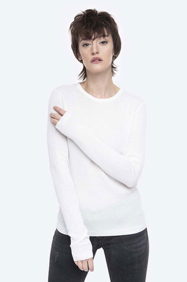 Sveter NORSE PROJECTS Lightweight Crewneck Sweater Biela | NW45.0198.0957, 1