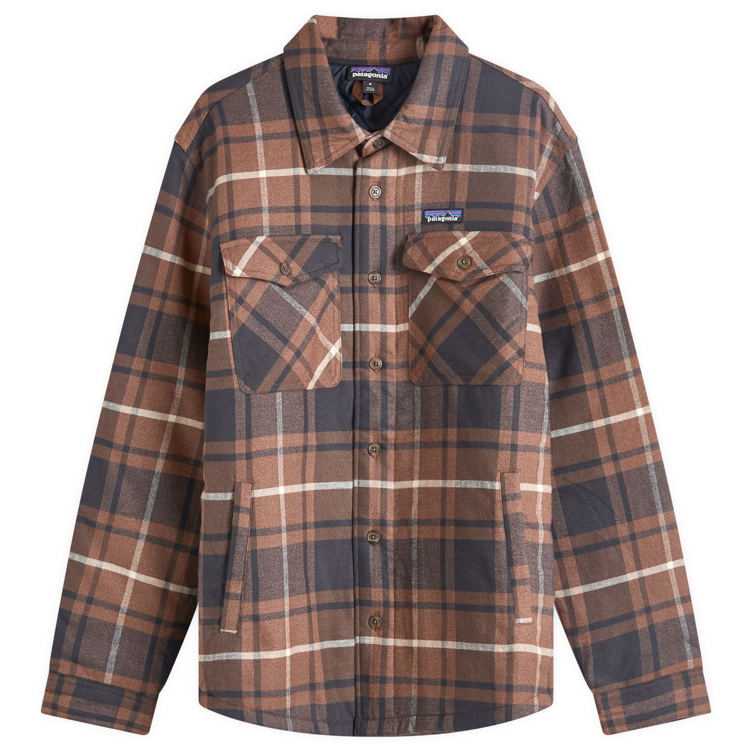 Košeľa Patagonia Shirt Insulated Flannel Hnedá | 20386-OMBN, 0