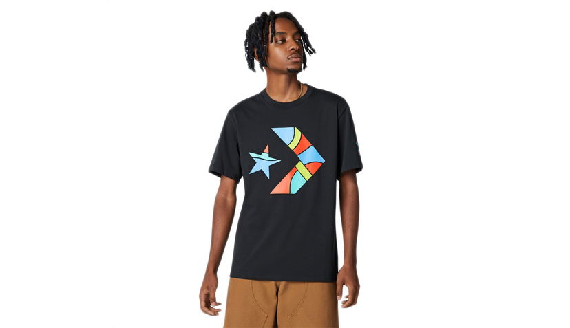 Tričko Converse Converse Peace & Unity Jersey Tee Čierna | 10022297-A01