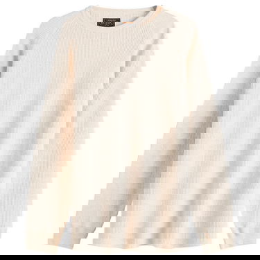 Sveter BEAMS Beams Plus Long Sleeve Thermal T-Shirt, Size Large Béžová | 3814-0057-156-09, 0