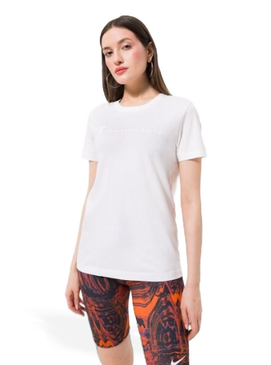 Tričko Champion Crewneck Tee Biela | 115422WW006