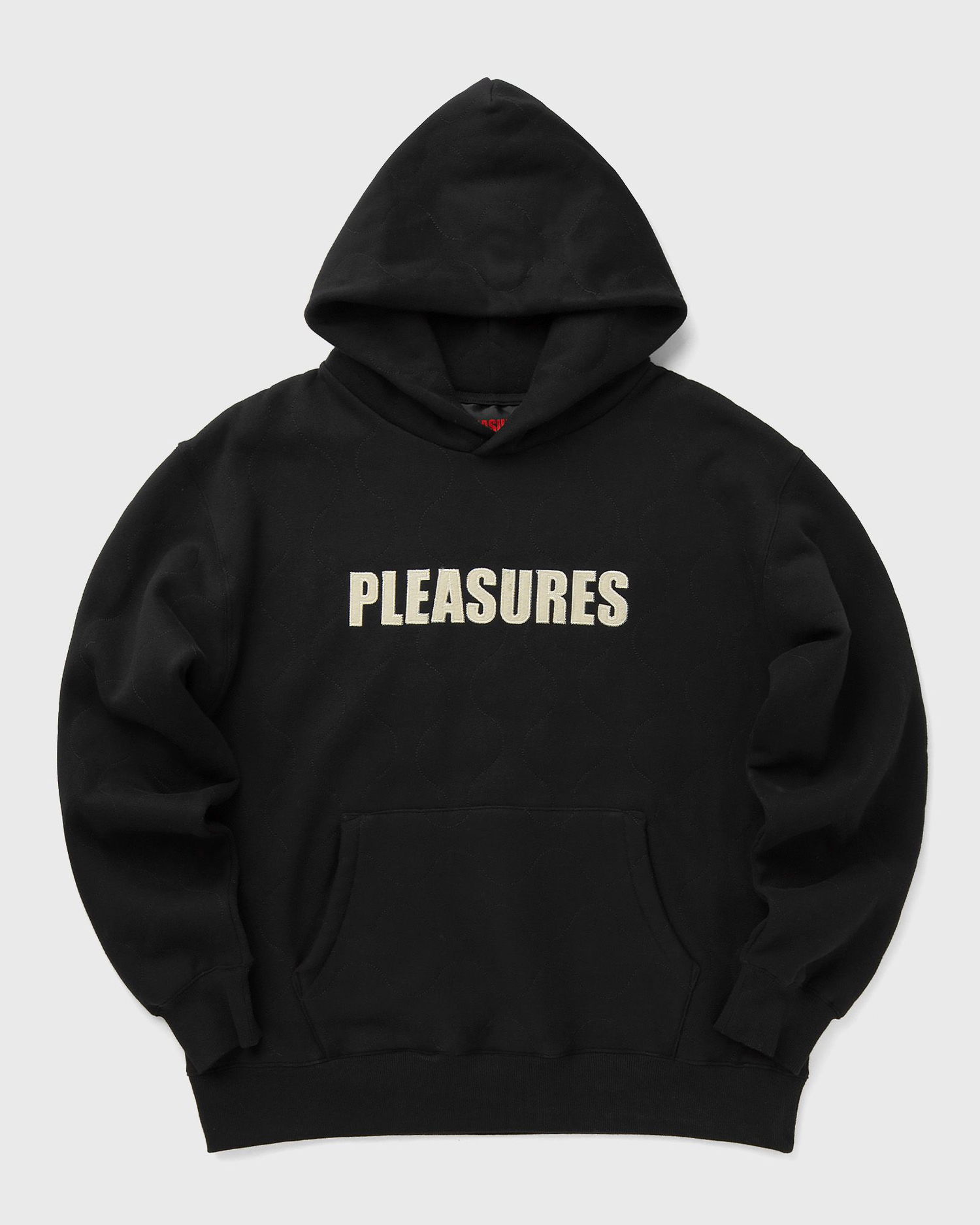 Mikina Pleasures Pleasures Wave Quilted Hoodie Čierna | P24W007-BLACK, 0