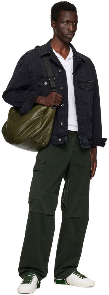 Cargo nohavice Dolce & Gabbana Dolce&Gabbana Garment-Dyed Cargo Pants Zelené | GP03LTG8KZ7, 3