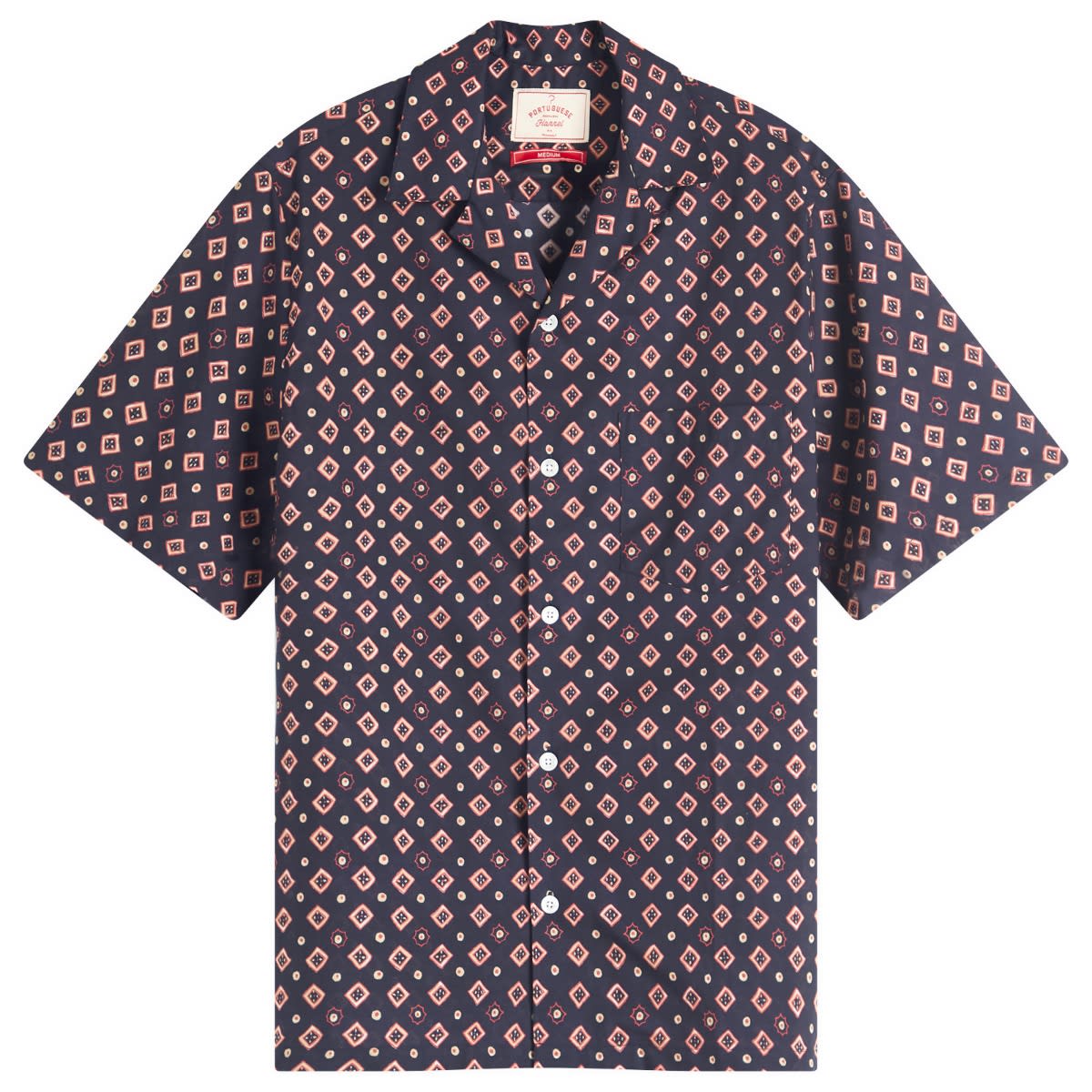 Košeľa Portuguese Flannel Portuguese Flannel Dice Vacation Shirt Navy | SS25-030-NVY, 1